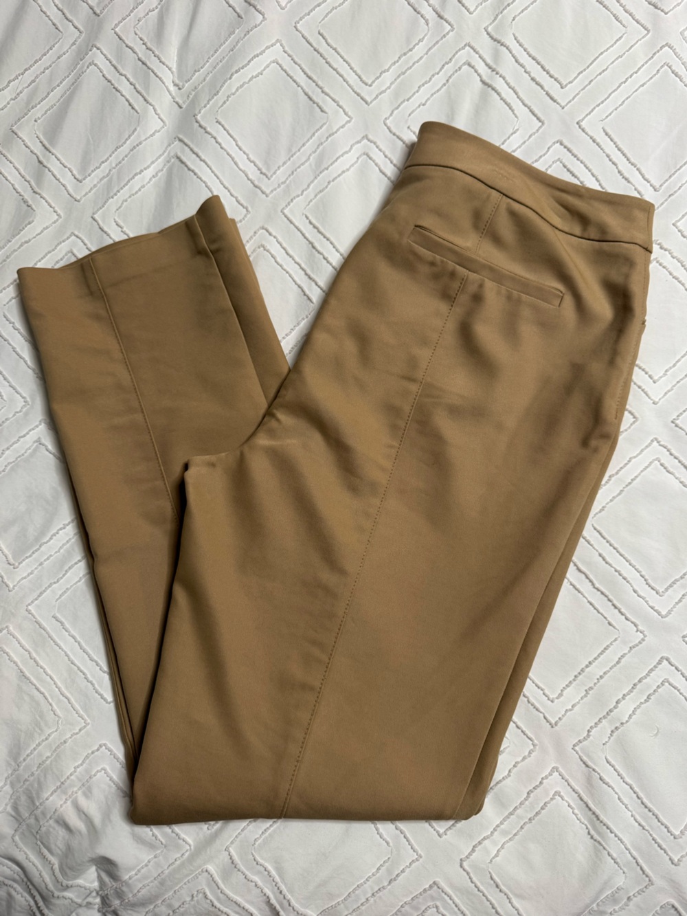 Classic Tailored Camel Dress Pants by Chicos. Size 2